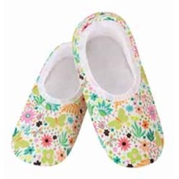 Slumbies Ladies Skinnies White Floral