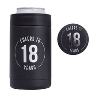Splosh Celebration - 18th Insulated Drink Cooler & Badge Set