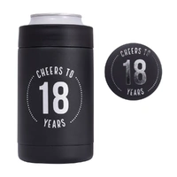 Splosh Celebration - 18th Insulated Drink Cooler & Badge Set