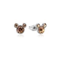 Disney Couture Kingdom Stainless Steel - Mickey November Birthstone - Stud Earrings