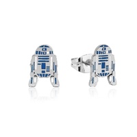 Disney Couture Kingdom - Star Wars - R2-D2 Enamel Stud Earrings