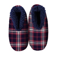 Snugg Ups Mens Velvet Plaid - Red