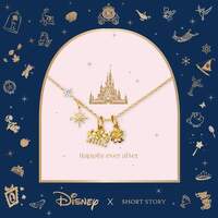 Disney x Short Story Necklace Mulan - Gold