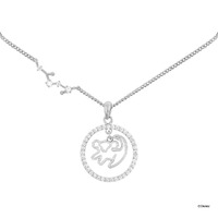 Disney x Short Story Necklace The Lion King Circle Of Life - Silver