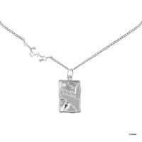 Disney x Short Story Necklace The Lion King Pride Rock - Silver