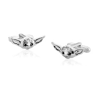 Disney Couture Kingdom - Star Wars - The Mandalorian The Child Cufflinks White Gold