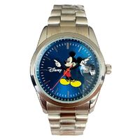 The Original Mickey Collection Watch - Collectors Edition Silver + Blue 35mm Ft Mickey