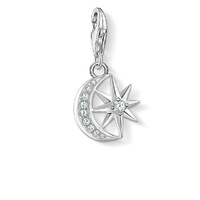 Thomas Sabo Charm Club - Star and Moon Silver Pendant