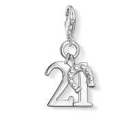 Thomas Sabo Charm Club - Lucky Number 21 Silver Pendant