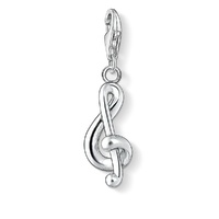 Thomas Sabo Charm Club - Musical Clef Silver Pendant