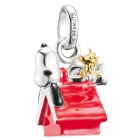 Thomas Sabo Charm Club - Peanuts - Snoopy & Woodstock Doghouse Pendant
