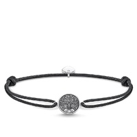 Thomas Sabo Little Secret - Tree of Love Black & Silver Bracelet