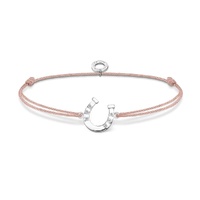 Thomas Sabo Little Secret - Pink with Silver Horseshoe Bracelet
