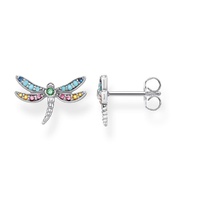 Thomas Sabo Earrings - Dragonfly Silver Studs
