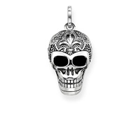 Thomas Sabo Pendant - Lily Skull Silver