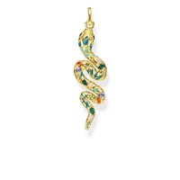 Thomas Sabo Pendant - Snake Bright Coloured Yellow Gold