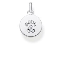 Thomas Sabo Pendant - Cat Paw Disc Silver
