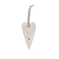 Sent & Meant Ceramic Hanging Heart - We'll Always Be Friends