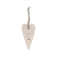 Sent & Meant Ceramic Hanging Heart - I'm Not A Shopaholic