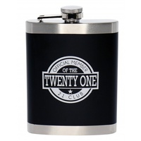 Stainless Steel Hip Flask - Twenty One