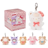 Hello Kitty and Friends Blind Box - Surprise Café Latte Plush Keyring
