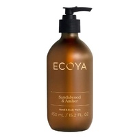 Ecoya Hand & Body Wash - Sandalwood & Amber