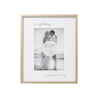 Wedding Frame by Splosh - Our Wedding 5x7"