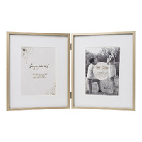 Wedding Double Frame by Splosh - Engagement 5x7"