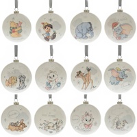 Disney Christmas By Widdop And Co Baubles - Set Of 12