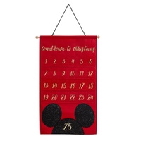 Disney Christmas By Widdop And Co Embroidered Advent Calendar - Mickey Mouse