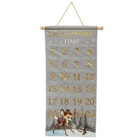 Disney Christmas By Widdop And Co Hanging Fabric Advent Calendar: Bambi