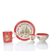Disney Christmas By Widdop And Co Dinner Set: Winnie The Pooh