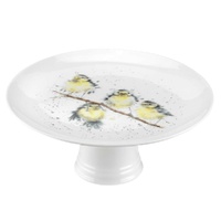 Royal Worcester Wrendale Designs Footed Cake Plate - Birds