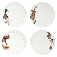 Royal Worcester Wrendale Coupe Plates (Set of 4)