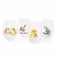 Royal Worcester Wrendale Designs Tumblers - Animal (Set of 4)