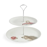 Royal Worcester Wrendale Designs 2-Tier Cake Stand - Mouse