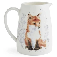 Royal Worcester Wrendale Designs Posy Jug - 'Contemplation' Fox