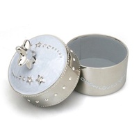 Whitehill Baby - Silver Plated Baby Musical Box - Blue Star