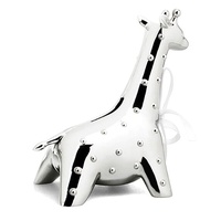 Whitehill Baby - Silverplated Money Box - Giraffe 