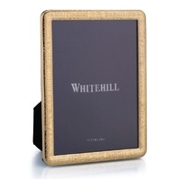 Whitehill Frames - Gold Finish Fabric Photo Frame 5x7"