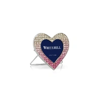 Whitehill Frames - Mini Heart Pink & Silver Glitter Frame