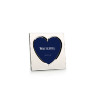 Whitehill Frames - Plain Heart Silver Frame - 9cm x 6cm