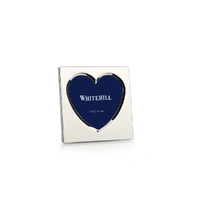 Whitehill Frames - Plain Heart Silver Frame - 9cm x 6cm