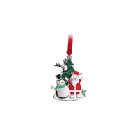 Whitehill Silver Hanging Ornament - Snowman