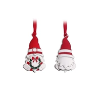 Whitehill Silver Hanging Ornament - Gnome with Wreath