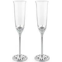 Whitehill Barware - Toasting Flutes with Crystals (Set of 2)