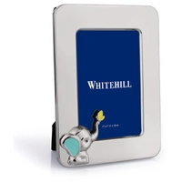 Whitehill Baby - Silver Plated Elephant Motif Frame 10cm x 15cm