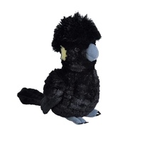 Wild Republic Cuddlekins - Black Yellow Tailed Cockatoo 12"