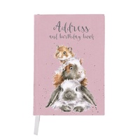 Wrendale Designs Address And Birthday Book - Piggy In The Middle