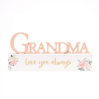 Sophia Gift Collection Mantle Plaque - Grandma